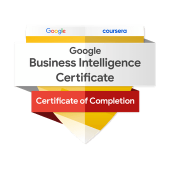 Google Business Intelligence Certificate