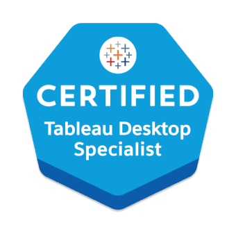 Tableau desktop specialist badge